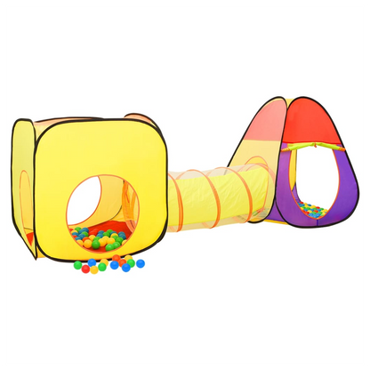 Children Play Tent with 250 Balls Multicolour 255x80x100 cm