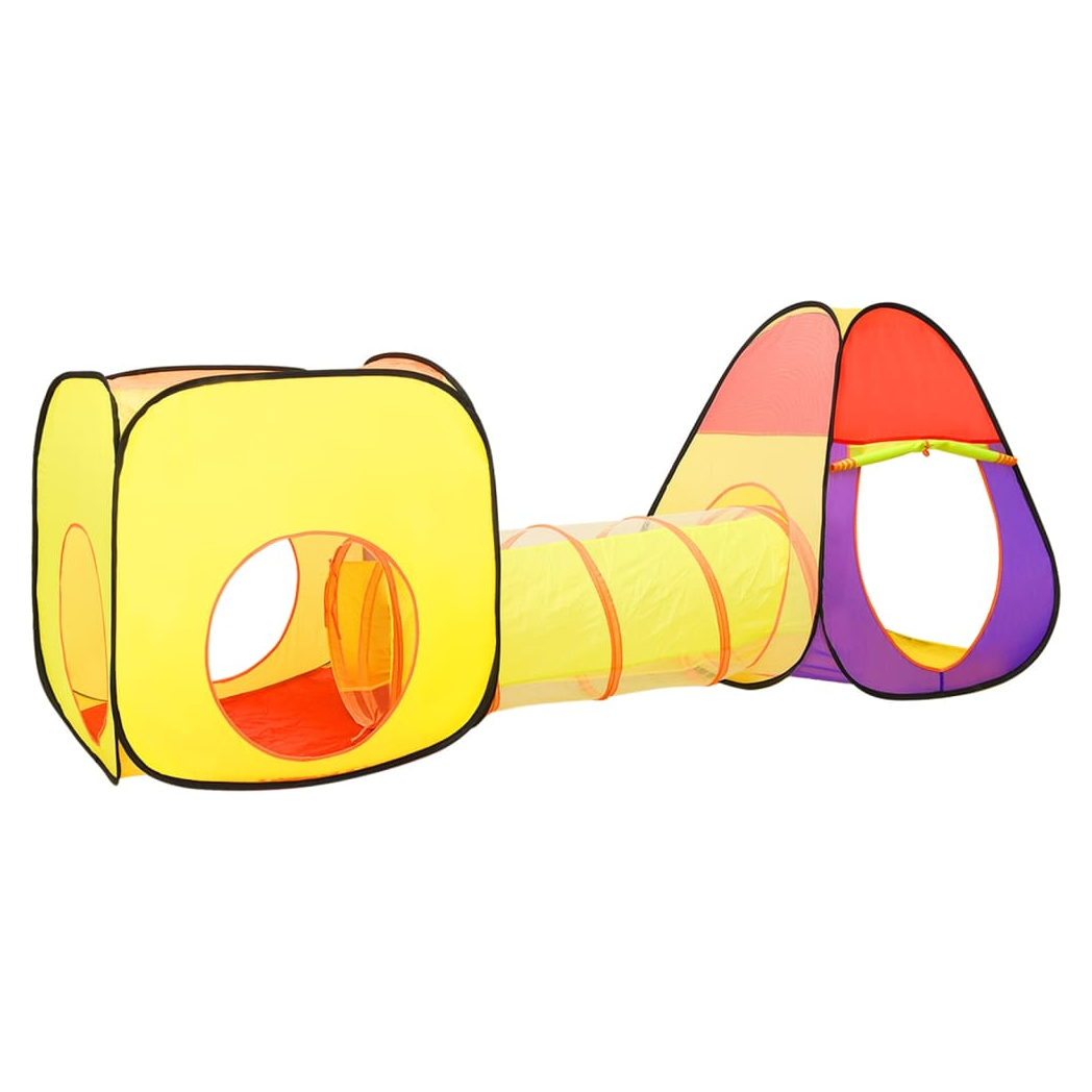 Children Play Tent with 250 Balls Multicolour 255x80x100 cm