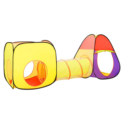 Children Play Tent with 250 Balls Multicolour 255x80x100 cm