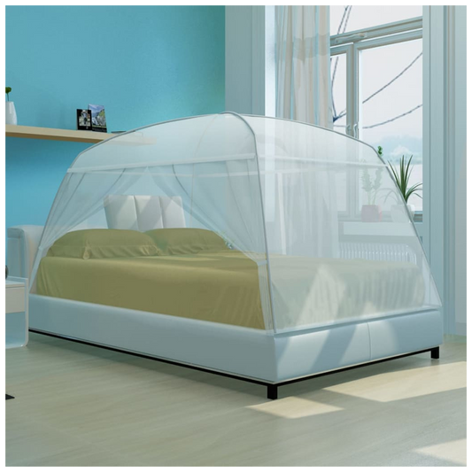 Mongolia Net Mosquito Net 2 Doors 200 x 120 x 130 cm White