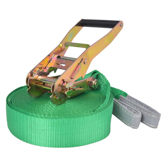Slackline 15 m x 50 mm 150 kg Green