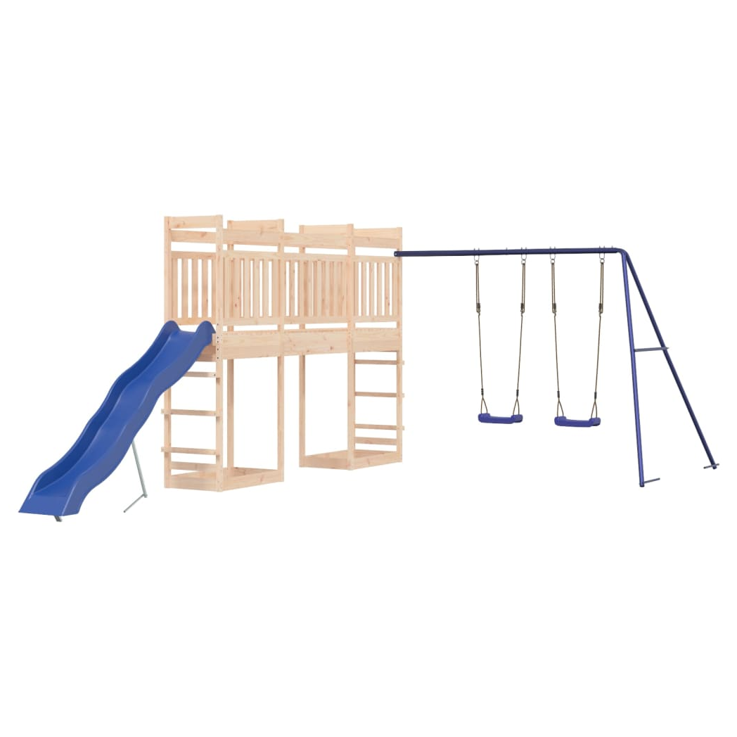 Outdoor Playset Solid Wood Pine