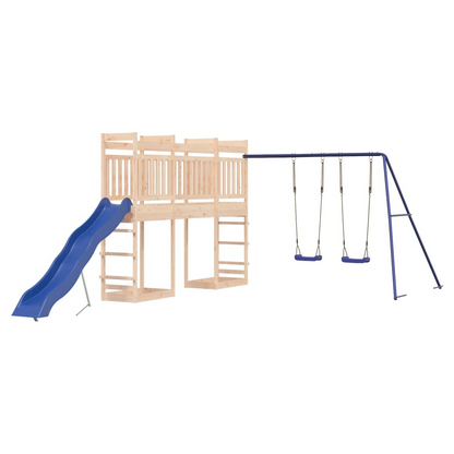 Outdoor Playset Solid Wood Pine