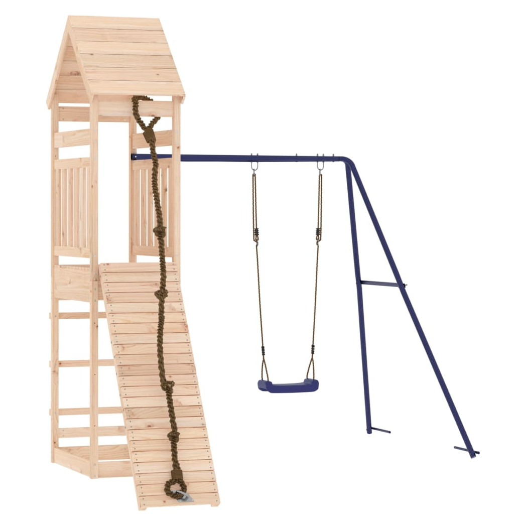 Outdoor Playset Solid Wood Pine