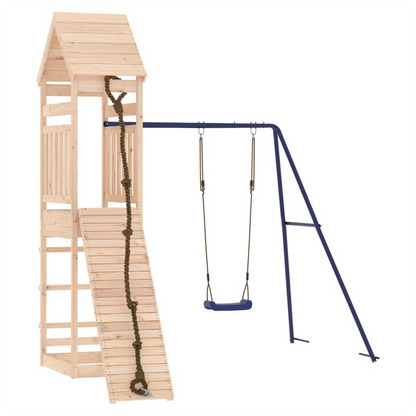 Outdoor Playset Solid Wood Pine