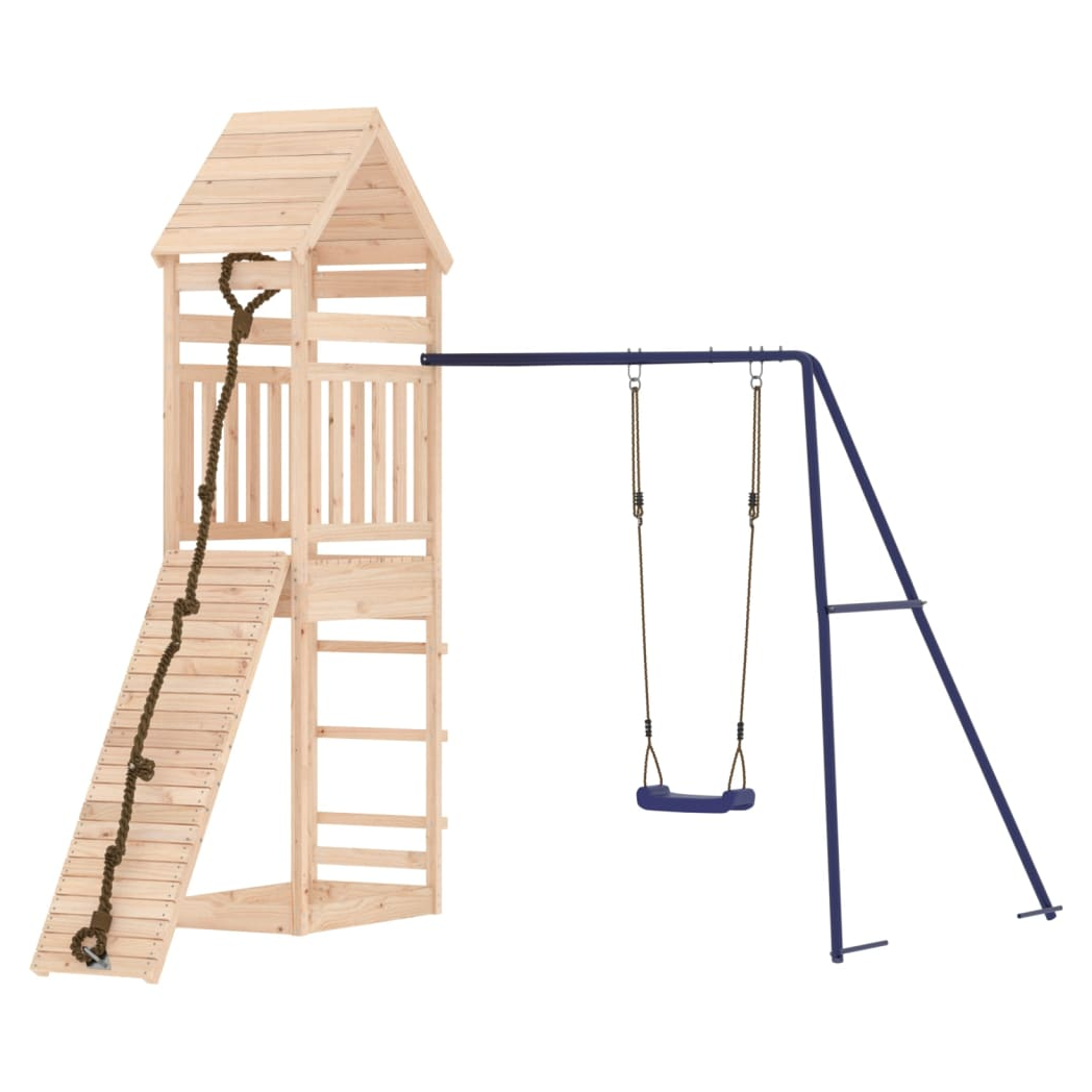 Outdoor Playset Solid Wood Pine