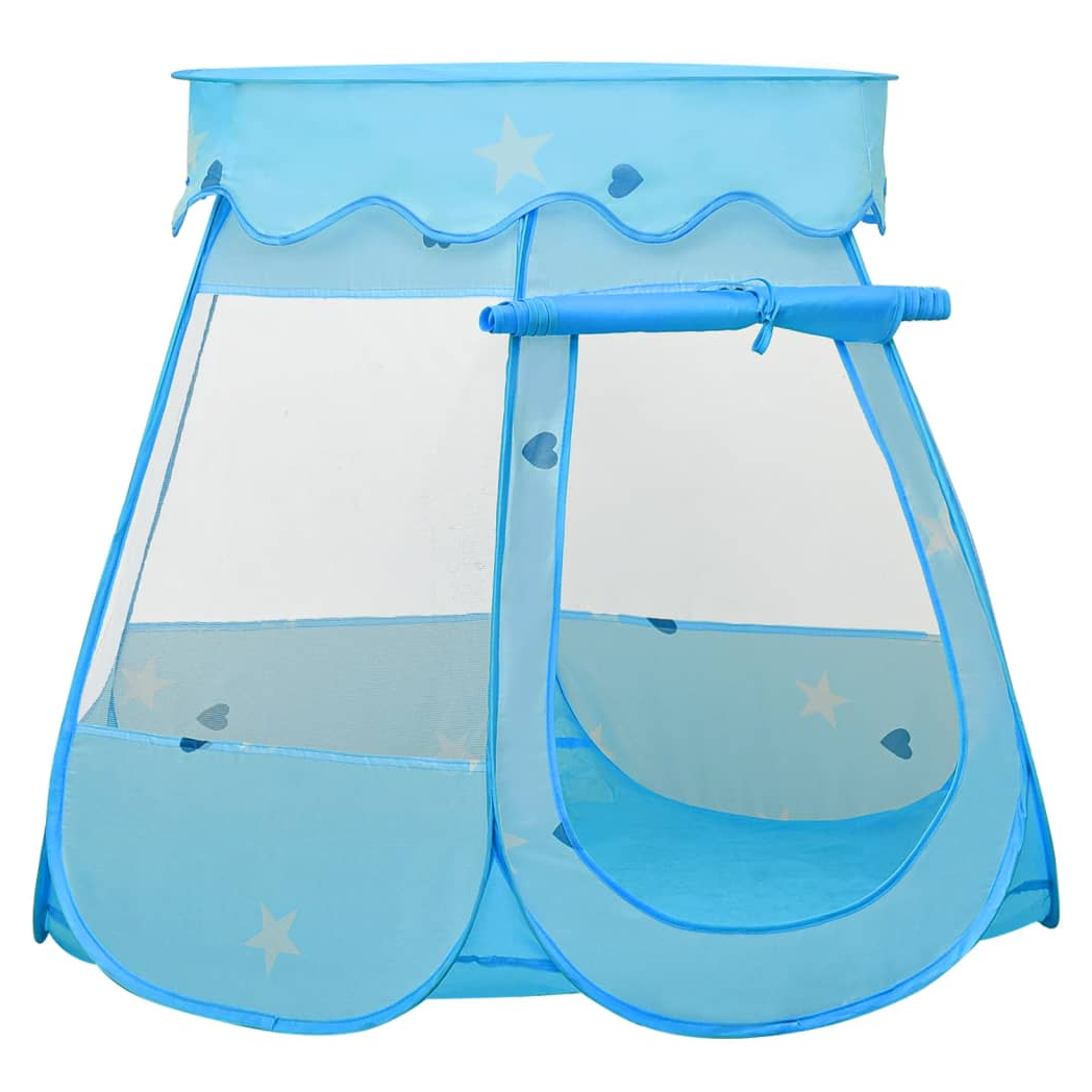 Children Play Tent with 250 Balls Blue 102x102x82 cm