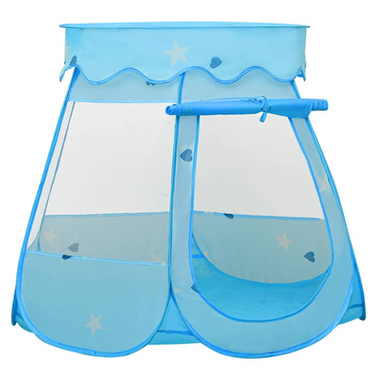 Children Play Tent with 250 Balls Blue 102x102x82 cm