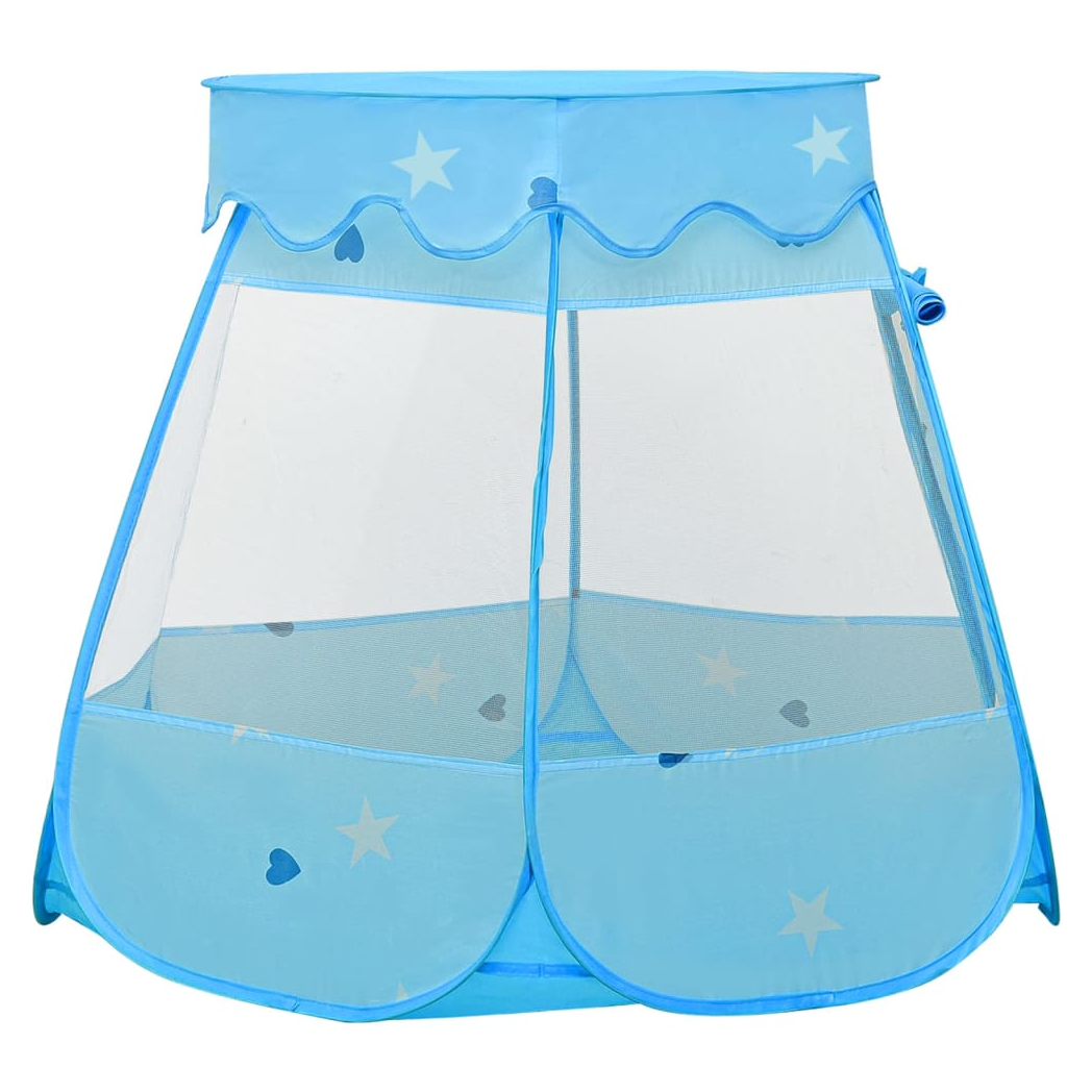 Children Play Tent with 250 Balls Blue 102x102x82 cm