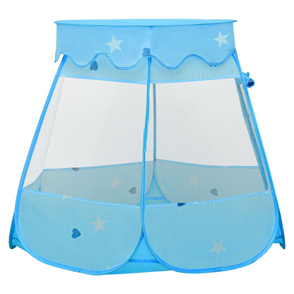 Children Play Tent with 250 Balls Blue 102x102x82 cm