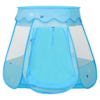 Children Play Tent with 250 Balls Blue 102x102x82 cm
