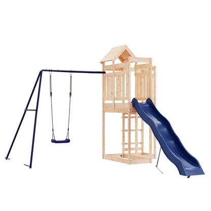 Outdoor Playset Solid Wood Pine