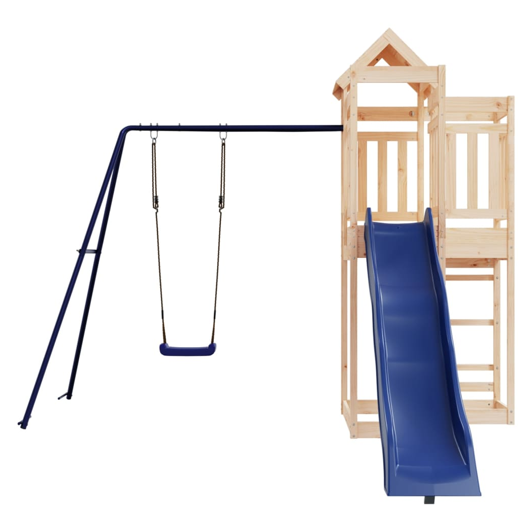 Outdoor Playset Solid Wood Pine