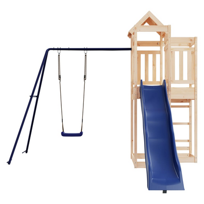 Outdoor Playset Solid Wood Pine