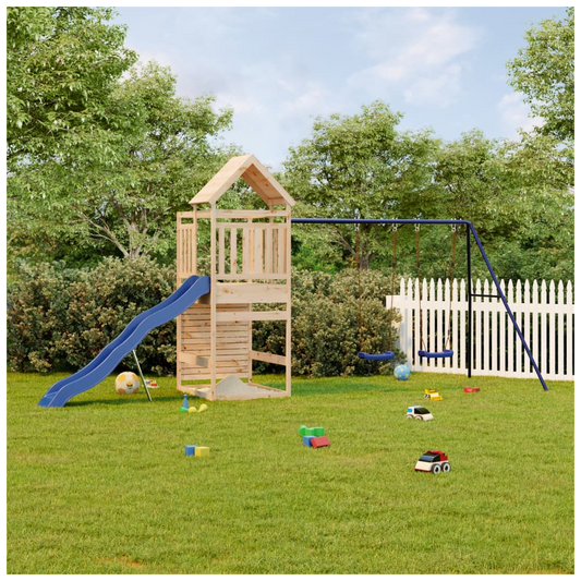 Outdoor Playset Solid Wood Pine