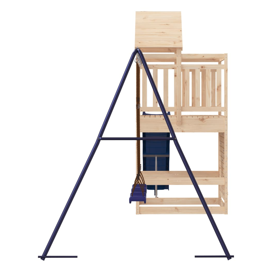 Outdoor Playset Solid Wood Pine