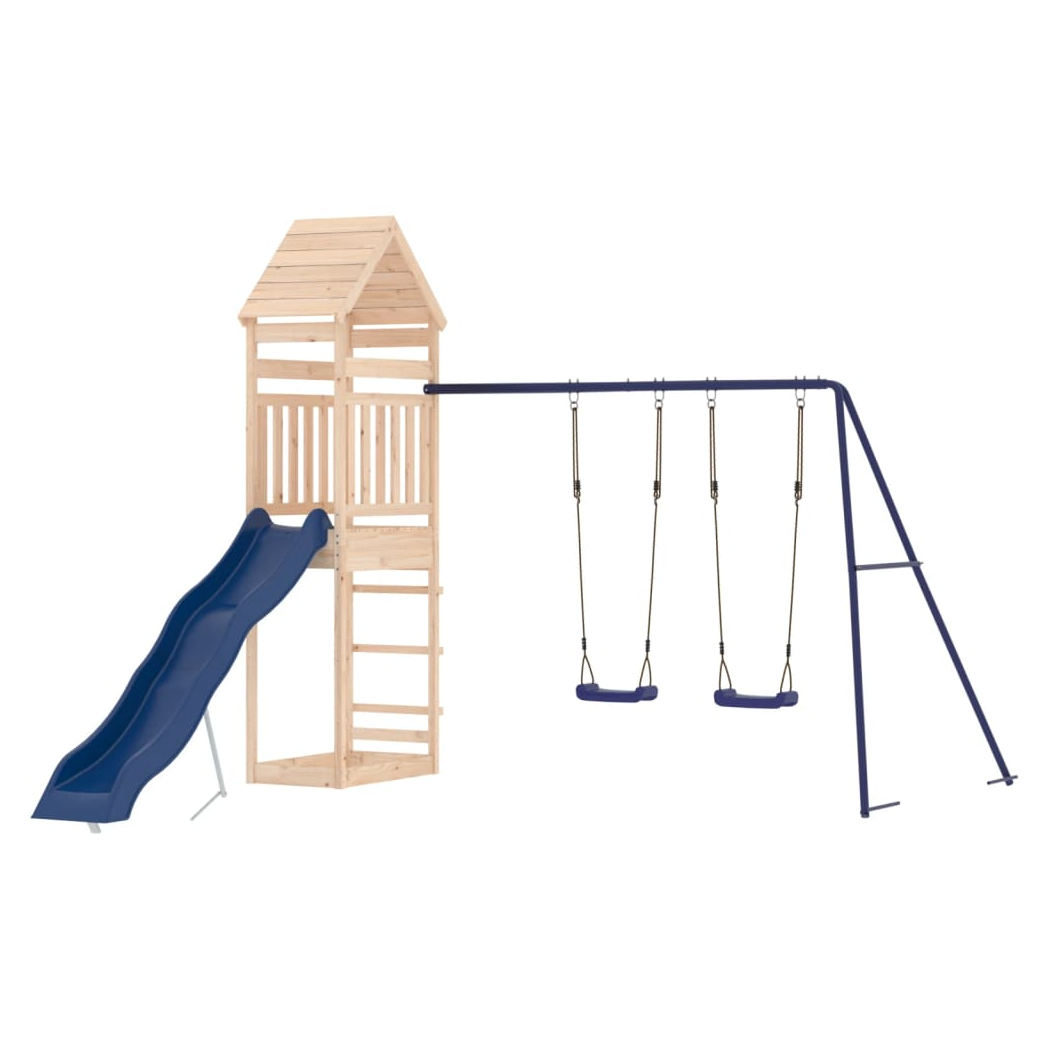 Outdoor Playset Solid Wood Pine