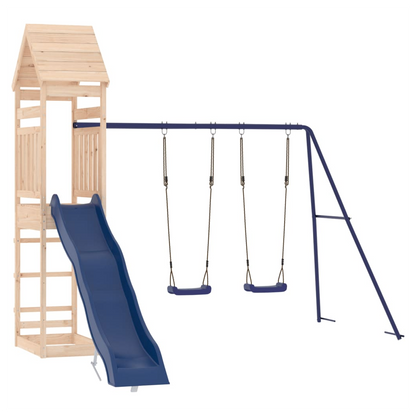 Outdoor Playset Solid Wood Pine