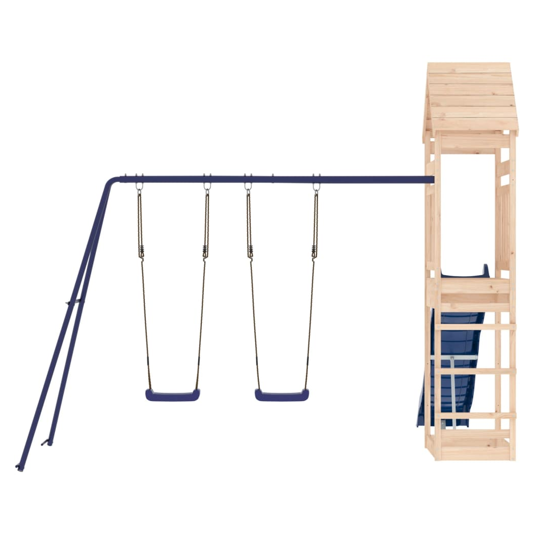 Outdoor Playset Solid Wood Pine