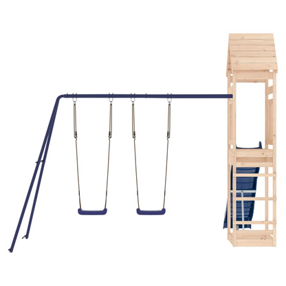Outdoor Playset Solid Wood Pine