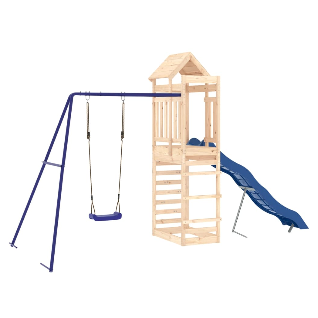Outdoor Playset Solid Wood Pine