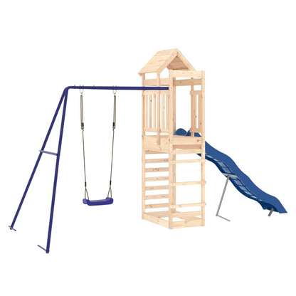 Outdoor Playset Solid Wood Pine
