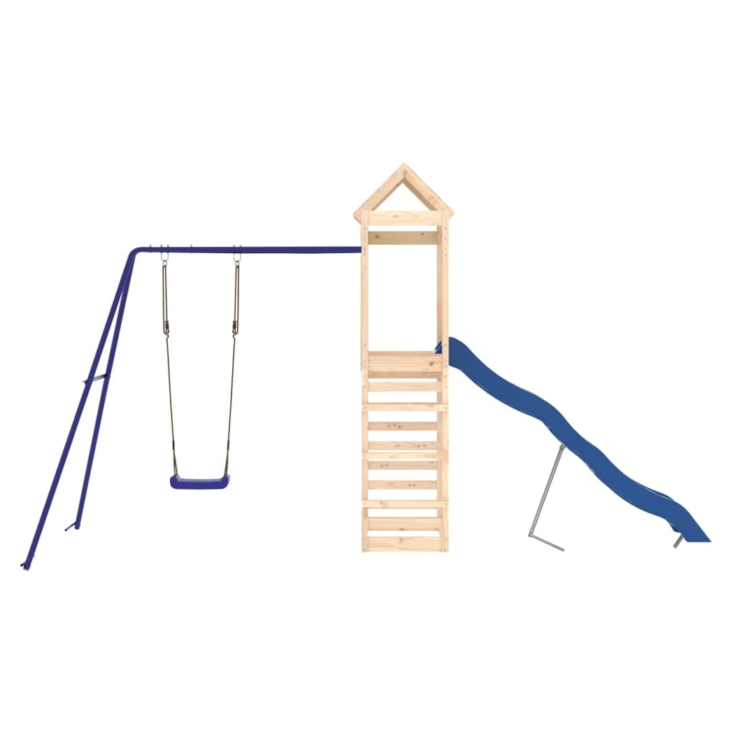 Outdoor Playset Solid Wood Pine