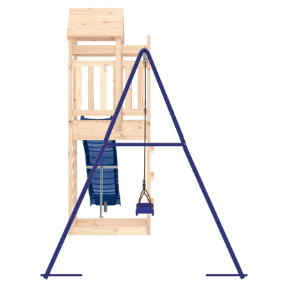 Outdoor Playset Solid Wood Pine