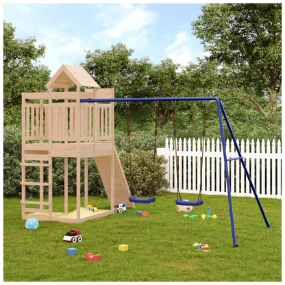 Outdoor Playset Solid Wood Pine