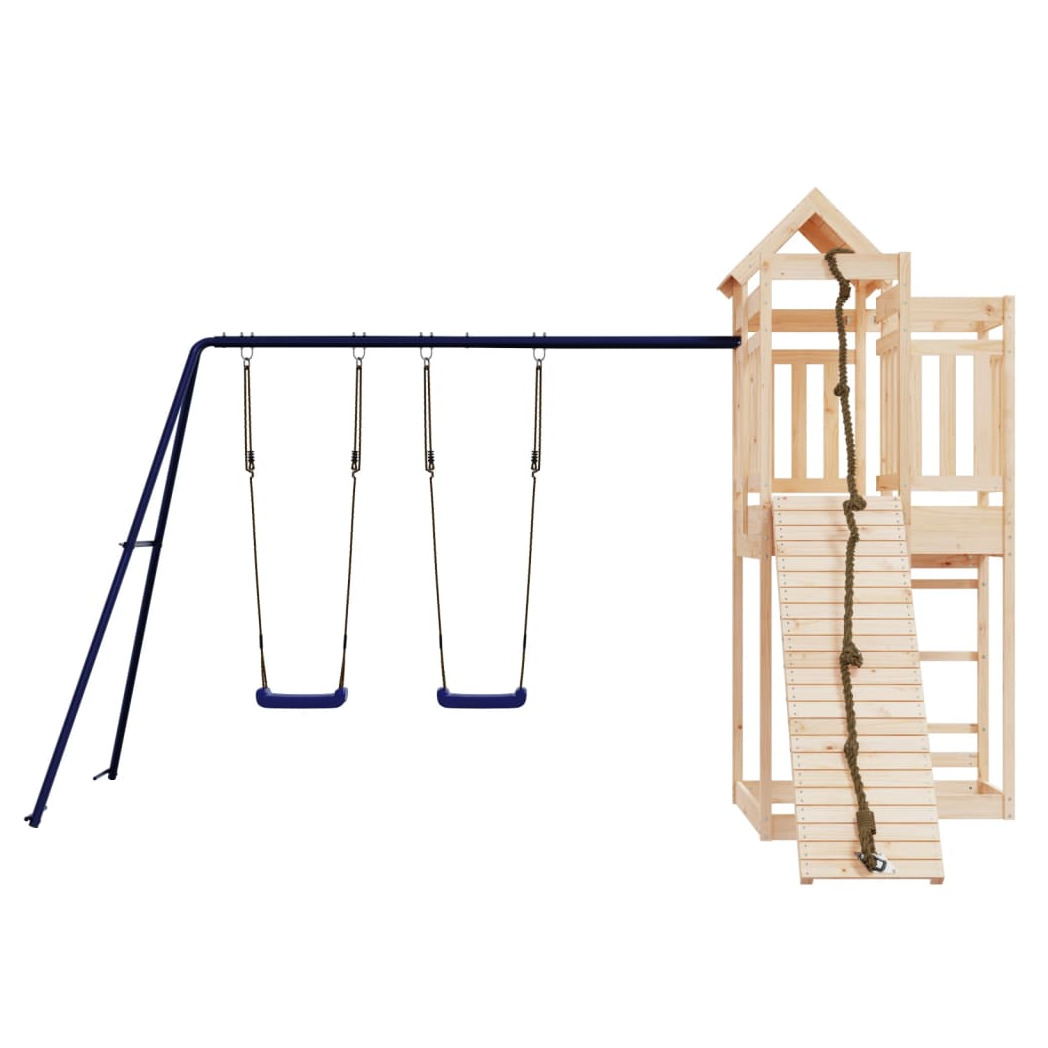 Outdoor Playset Solid Wood Pine