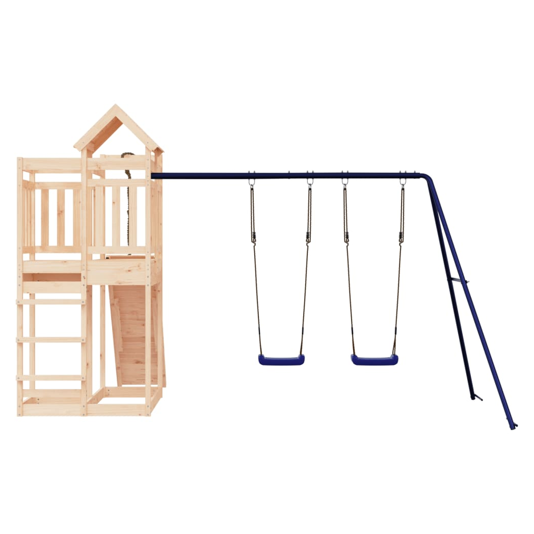 Outdoor Playset Solid Wood Pine