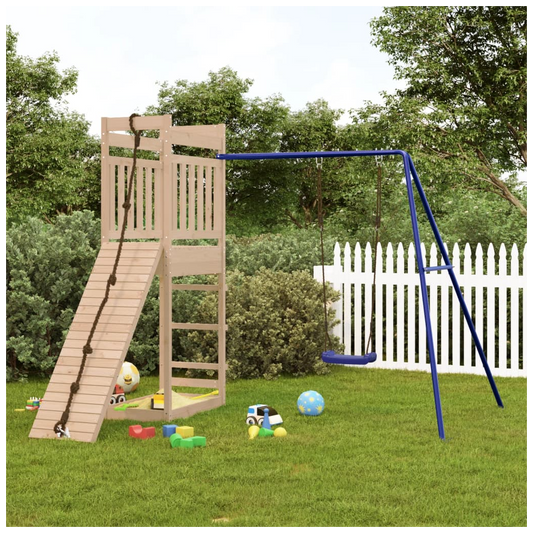 Outdoor Playset Solid Wood Pine
