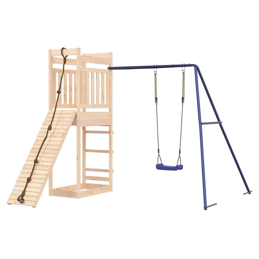 Outdoor Playset Solid Wood Pine