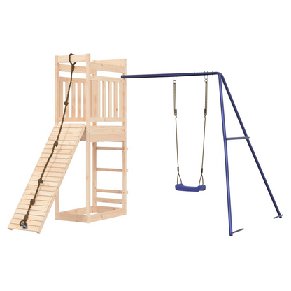Outdoor Playset Solid Wood Pine