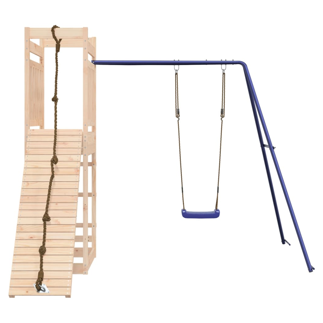 Outdoor Playset Solid Wood Pine