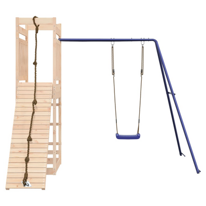 Outdoor Playset Solid Wood Pine