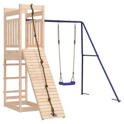 Outdoor Playset Solid Wood Pine