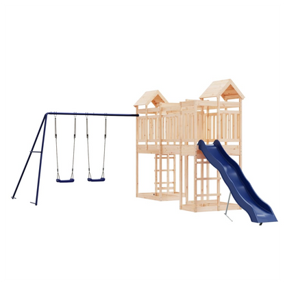 Outdoor Playset Solid Wood Pine