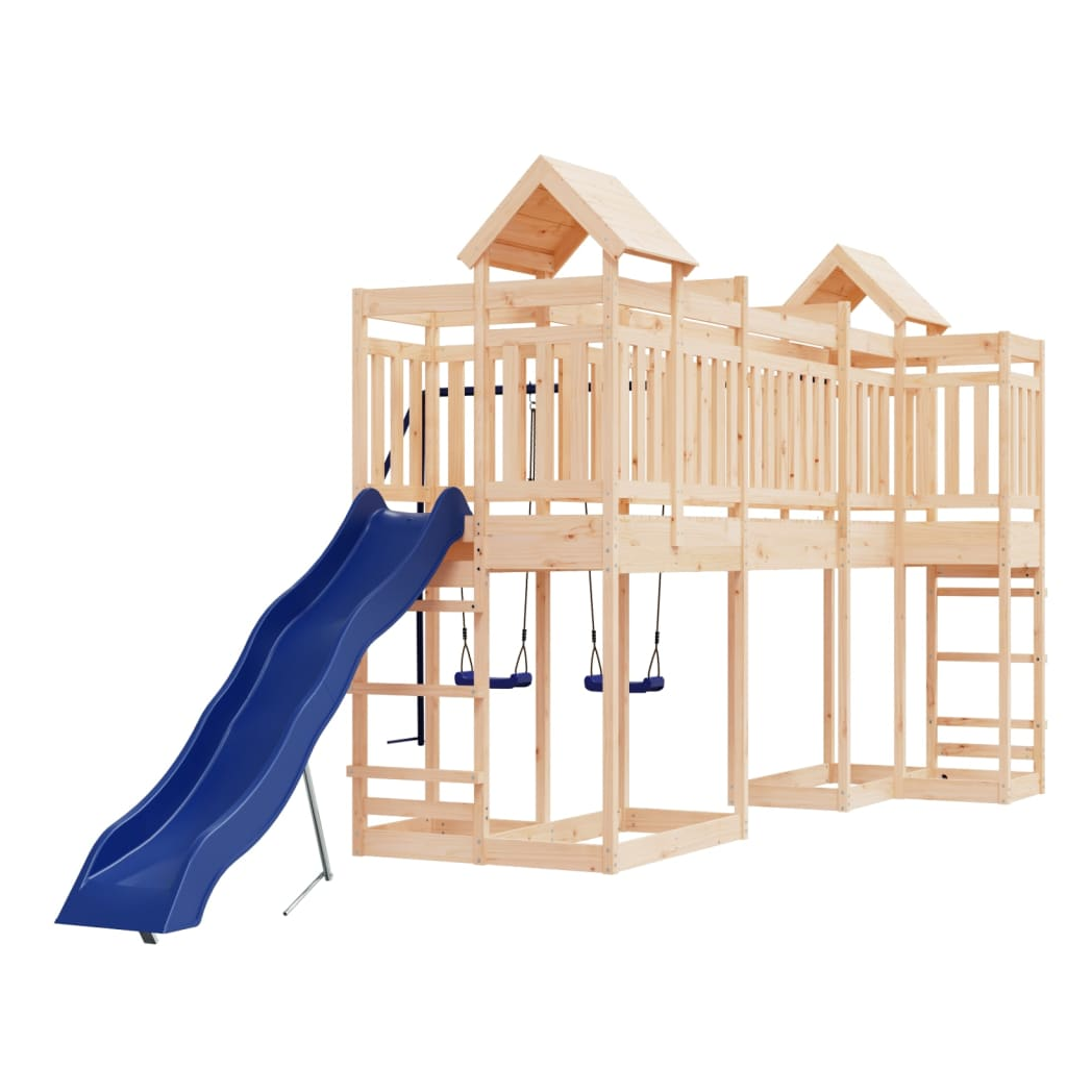 Outdoor Playset Solid Wood Pine