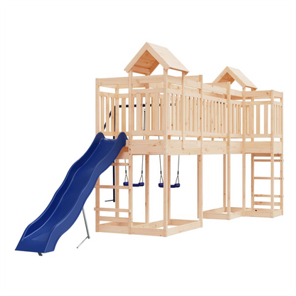 Outdoor Playset Solid Wood Pine
