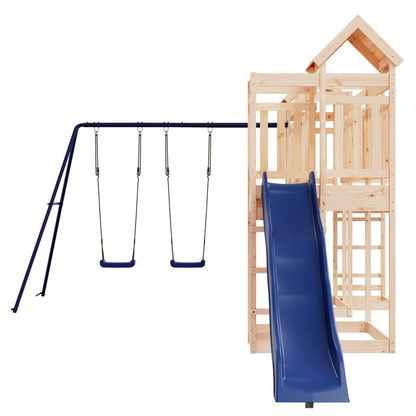 Outdoor Playset Solid Wood Pine