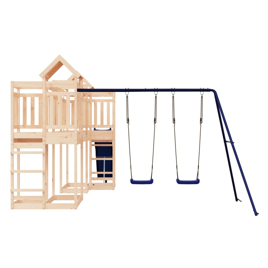Outdoor Playset Solid Wood Pine