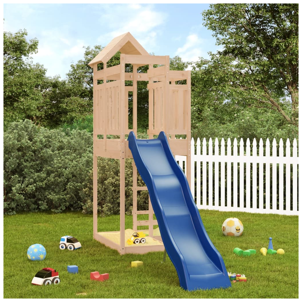 Outdoor Playset Solid Wood Pine