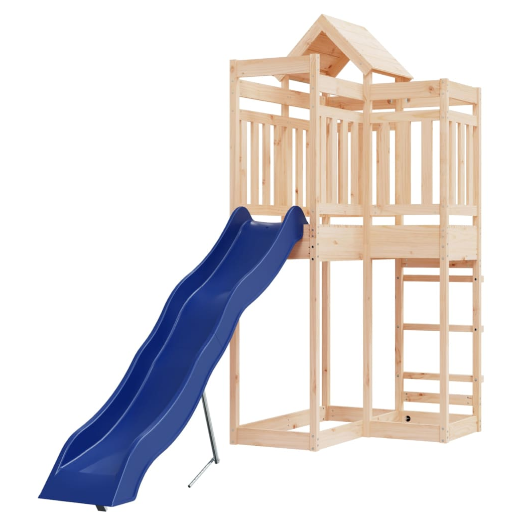 Outdoor Playset Solid Wood Pine