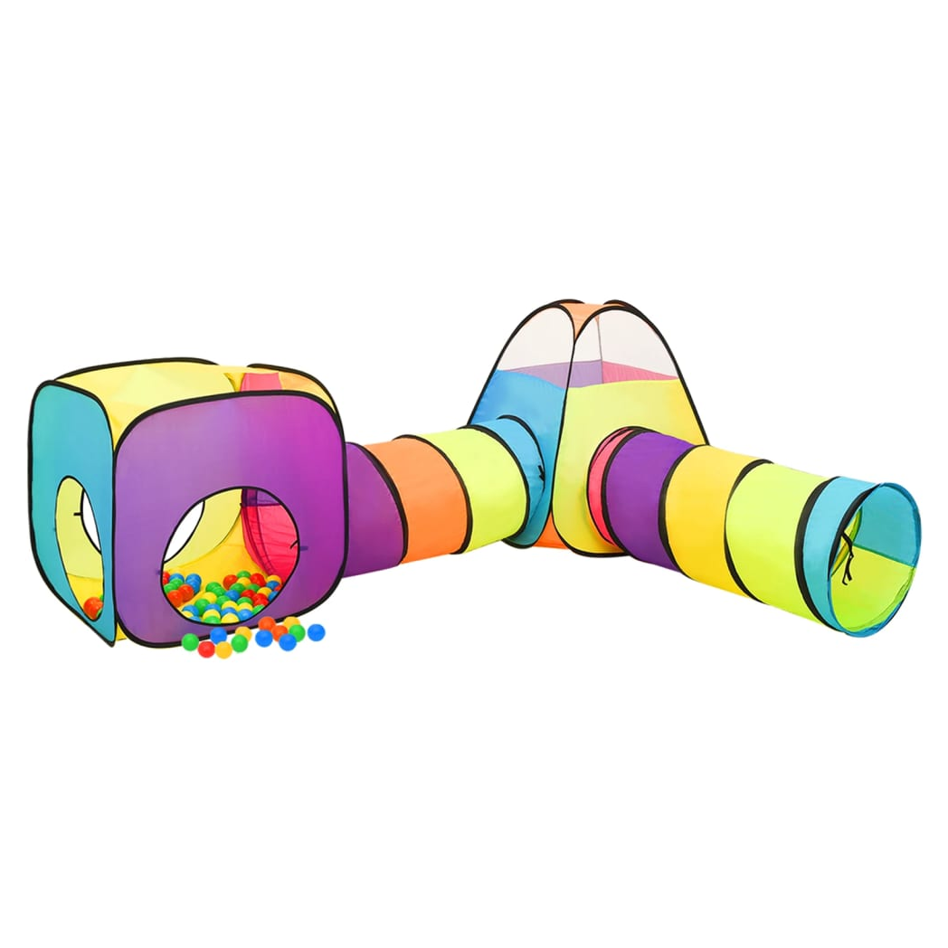 Children Play Tent with 250 Balls Multicolour 190x264x90 cm