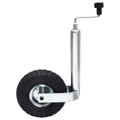 Jockey Wheel for Trailer with Split Clamp 48 mm Galvanised Steel