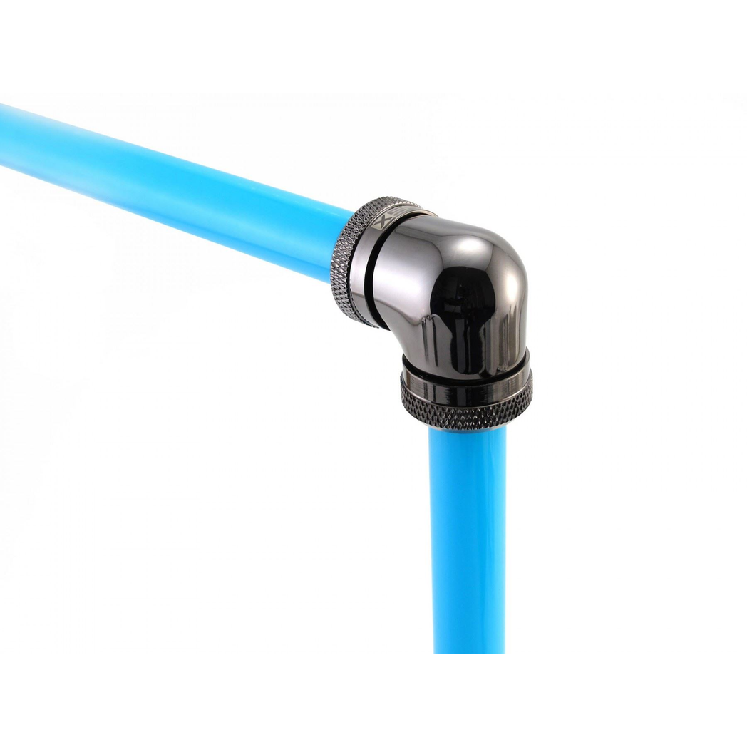 XSPC 14mm Rigid Tubing 90 Elbow Fitting (Matte Black)