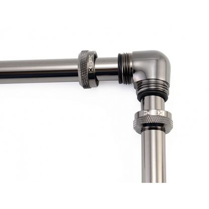 XSPC 14mm Rigid Tubing 90 Elbow Fitting (Matte Black)