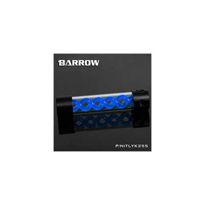 Barrow T-Virus Acrylic Blue Helix Reservoir 255mm - Black