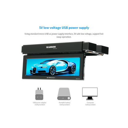 BarrowCH 250mm IPS High Definition System Monitoring LCD Display - Black
